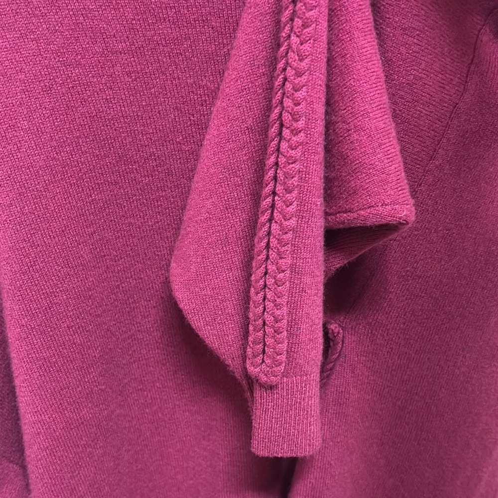 Garnet Hill Rich Berry Knit Top - Picture 3 of 6